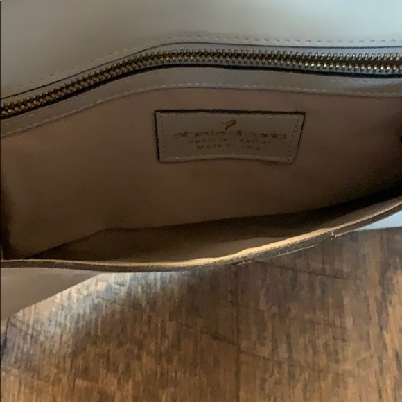 Alberta di Canio  Clutch  made in Italy  Taupe - Picture 6 of 8